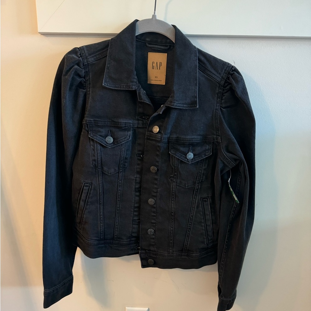 Gap Black Denim Jacket XS